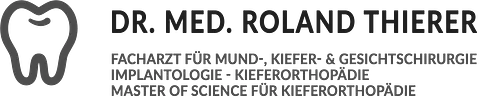 Logo von Thierer Roland Dr.med - Implantologie, Kieferorthopädie